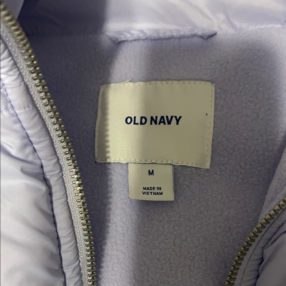 Light Purple Puffer Vest - Picture 3 of 6